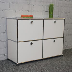 USM Haller Sideboard 1000 mit 4 Klappen reinweiss