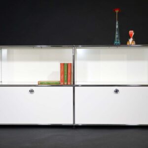 USM Haller Sideboard 2 OH mit 2 Klappen reinweiss