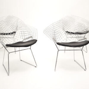 Knoll International Bertoia Diamond Chair vier Stühle im Set