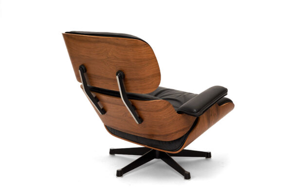 Herman Miller Lounge Chair Palisander Vintage (klassische Maße) Ansicht von hinten