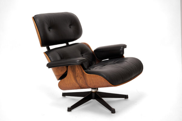 Herman Miller Lounge Chair Palisander Vintage (klassische Maße) seitliche Ansicht