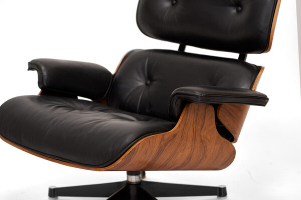 Herman Miller Lounge Chair Palisander Vintage (klassische Maße) Profilansicht Zoom