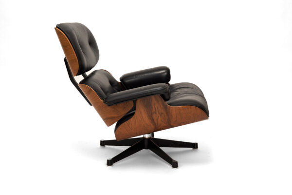 Herman Miller Lounge Chair Palisander Vintage (klassische Maße) Profilansicht