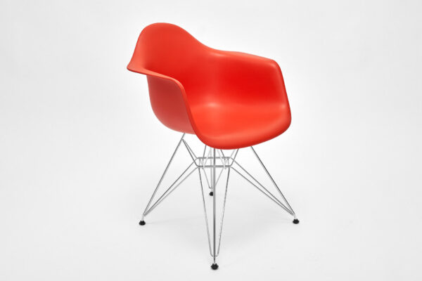 Vitra Eames Plastic Armchair DAR rot (neue Höhe)